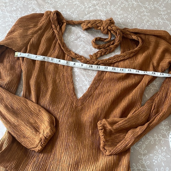 NWT Savannah Morrow Zuni dress in Caramel size S - Picture 11 of 13